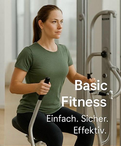 Basic Fitness Frau trainiert